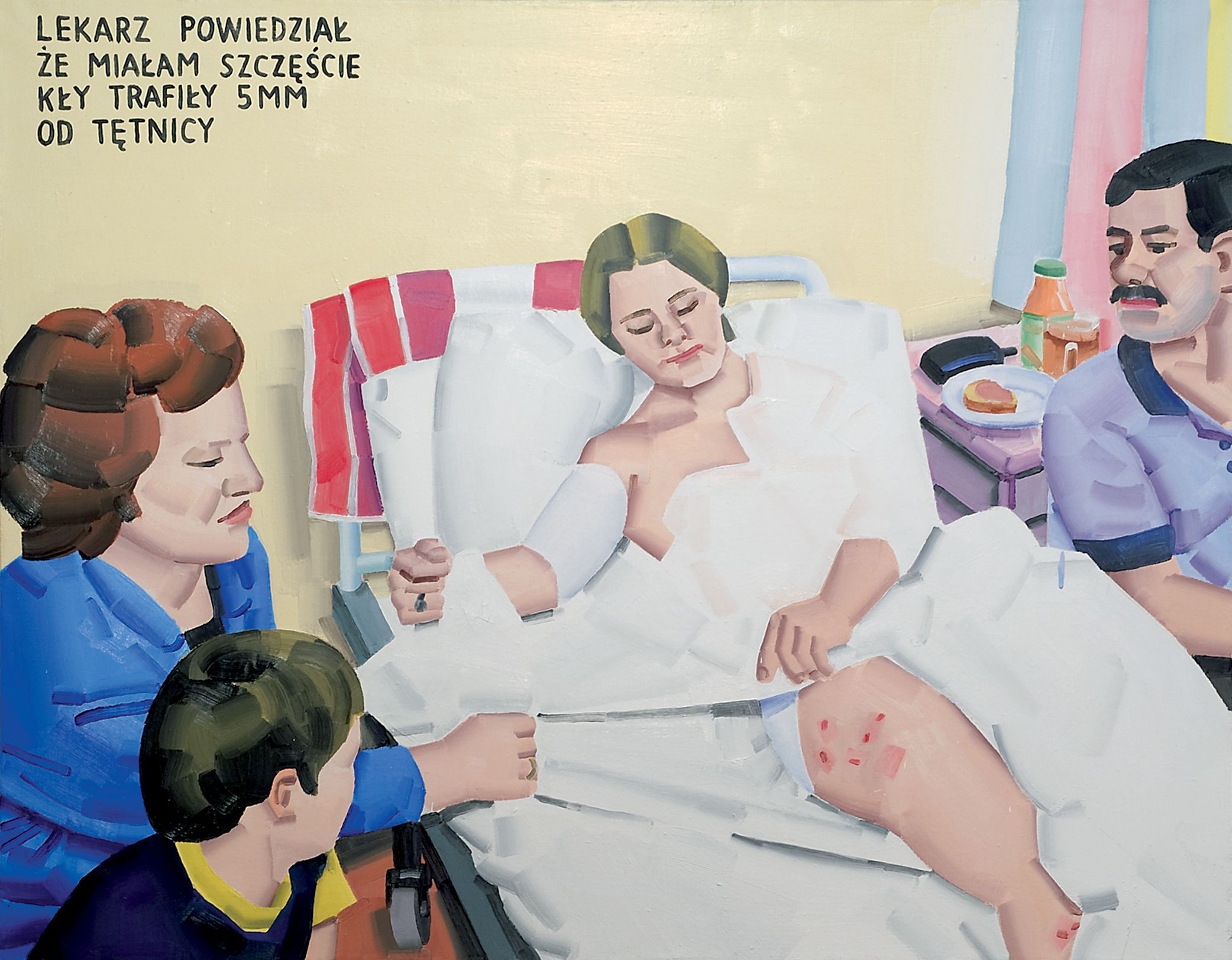 Marcin Maciejowski, The Doctor Said…, 2001, oil / canvas, 97 × 124 cm / Lekarz powiedział…, 2001, olej / płótno, 97 × 124 cm